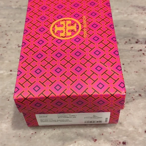 Tory Burch Tan Shearling Sandals